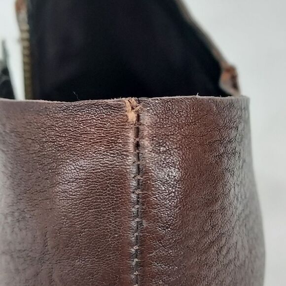 Kork Ease Holmes Black Brown Ankle Chunky Heel Boots 8 - Picture 13 of 13